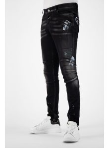 Home Boragio herenjeans met verfspatten collectie - opvallende kwaliteitsjeans voor mannen